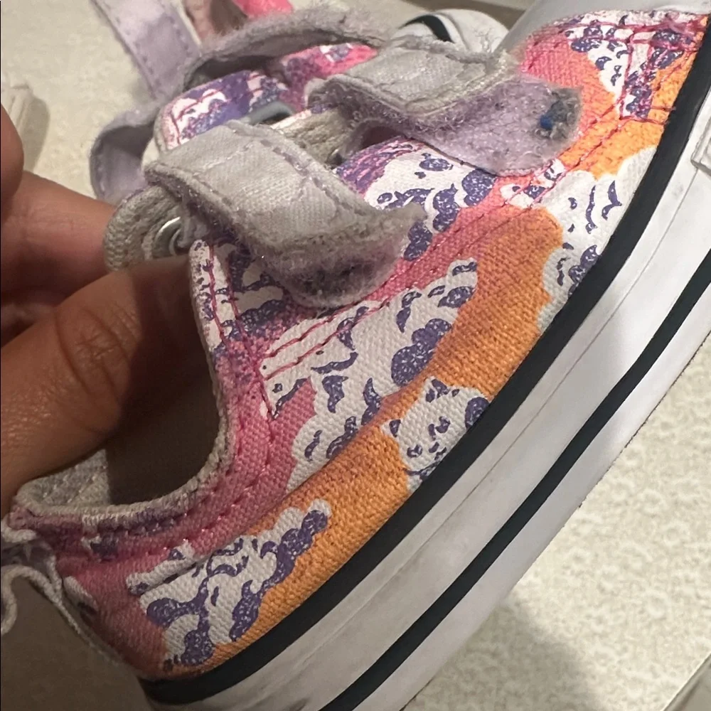 Converse Multicolor Toddler Shoes with Velcro